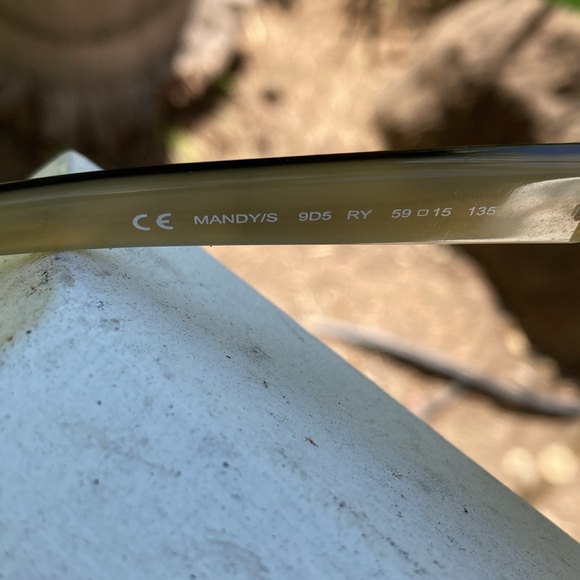 Banana Republic plastic sunglasses brown gradient lenses brown frame - Picture 2 of 10